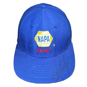 VTG 90s Napa Racing Ron Hornaday Blue Snapback Hat Nascar USA